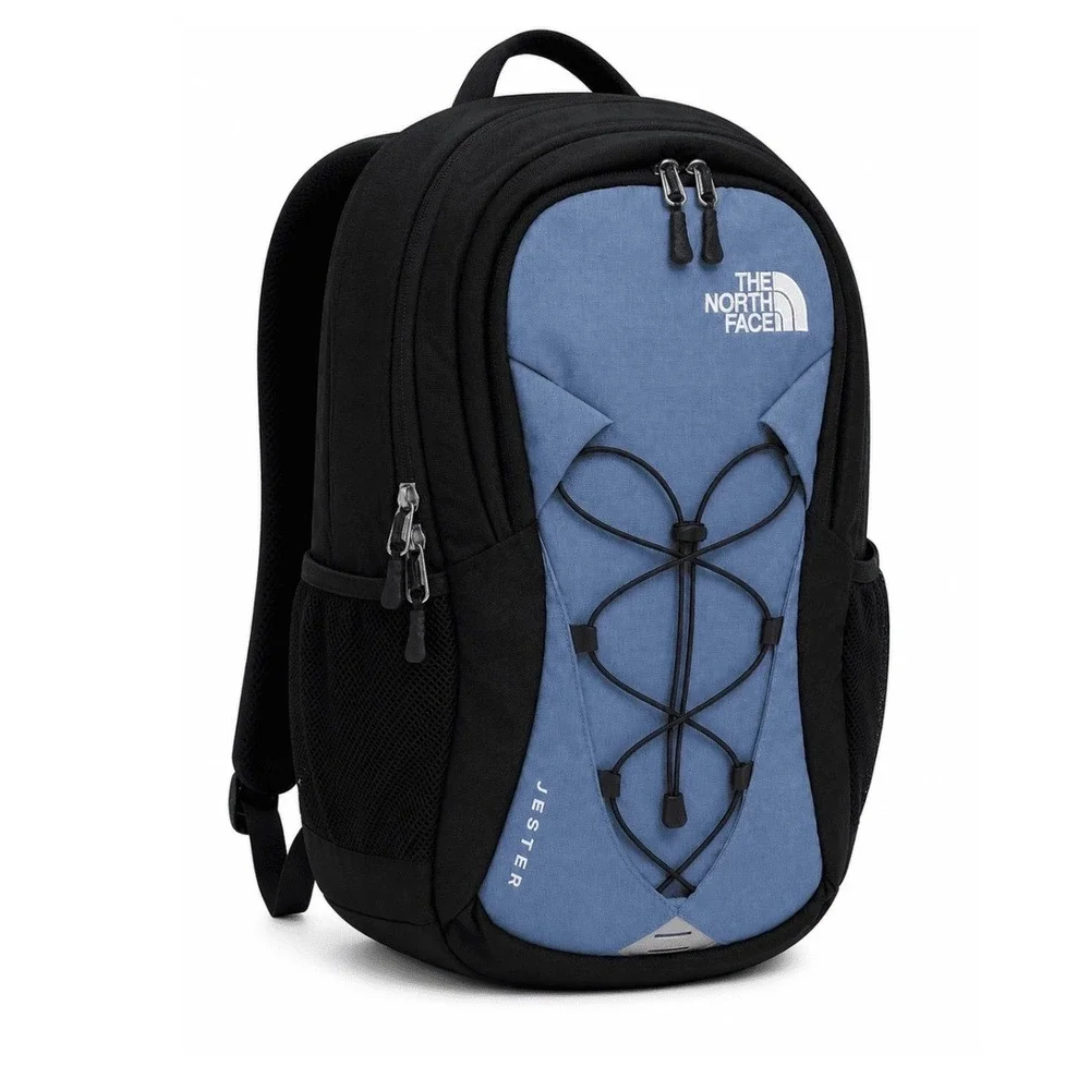 The North Face Jester Backpack Shady Blue Heather Black NF0A5IW38F2